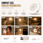 Glowora Magnetic Selfie Light – Portable Rechargeable Phone Light for Selfies, Videos & Calls