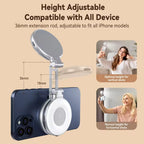 Glowora Magnetic Selfie Light – Portable Rechargeable Phone Light for Selfies, Videos & Calls
